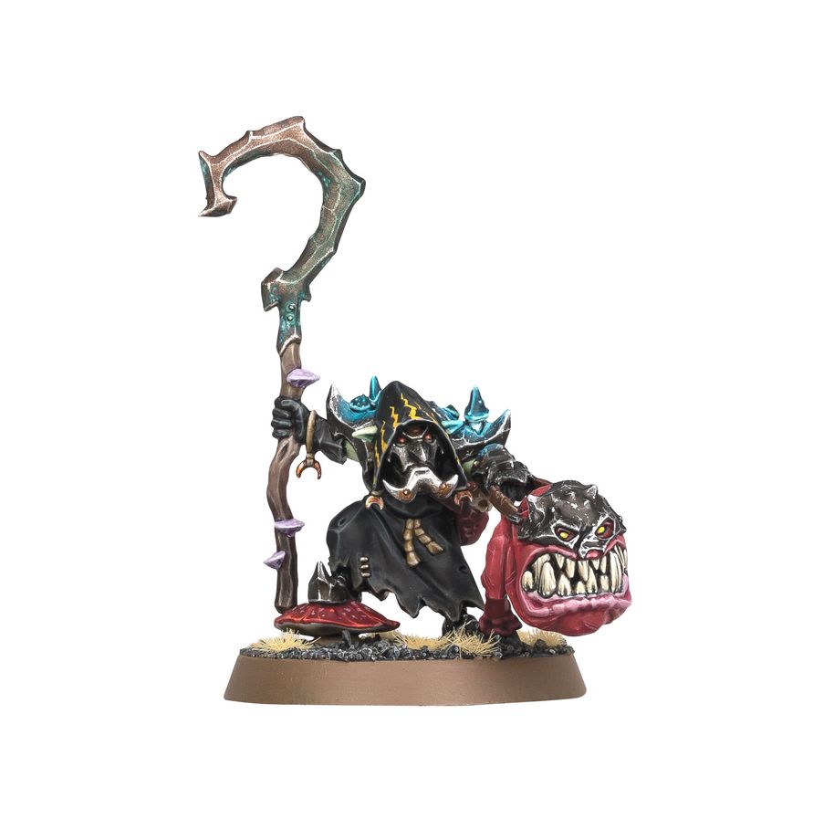 Gloomspite Gitz: SQUIGBOSS WITH GNASHA-SQUIG (Warhammer Age Of Sigmar) ****