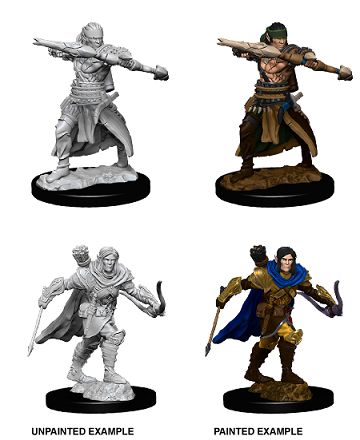 Pathfinder Deep Cuts Unpainted Miniatures: W07 Male Half-Elf Ranger
