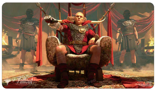 Fallout® Caesar, Legion’s Emperor Standard Gaming Playmat for Magic: The Gathering