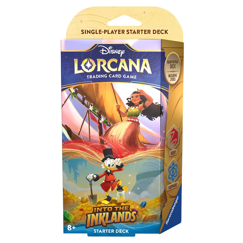 Disney Lorcana: Into the Inklands Starter Deck (red-blue)