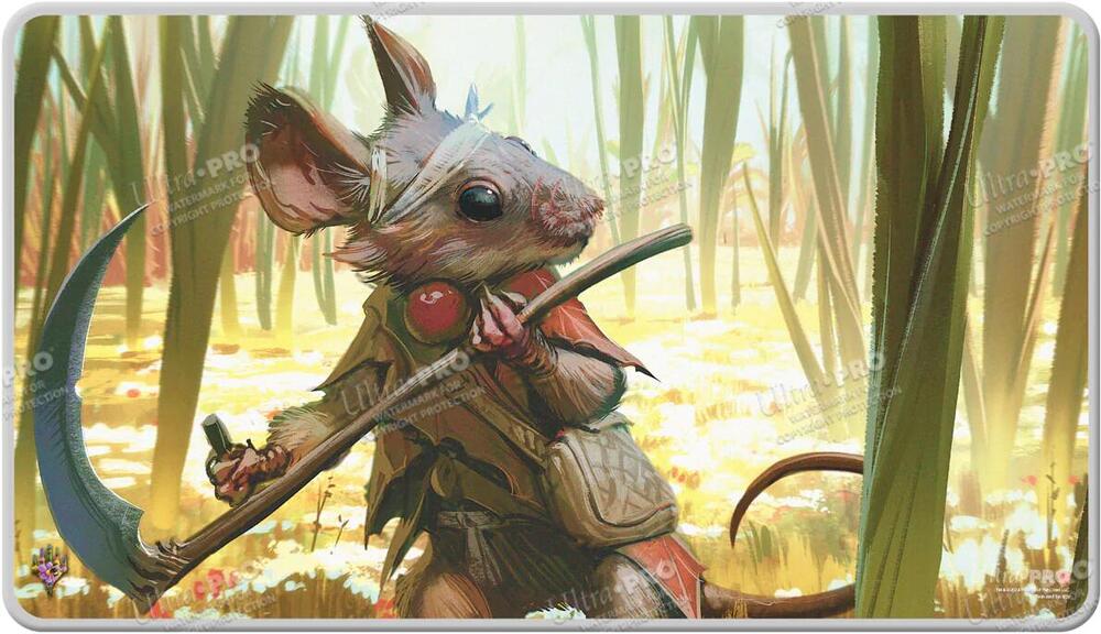 Bloomburrow Stitched Edge Standard Gaming Playmat for Magic: The Gathering - Swords to Plowshares