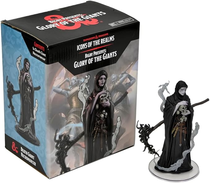 WizKids D&D Icons of The Realms: Bigby Presents: Glory of The Giants - Death Giant Necromancer - Boxed Mini *