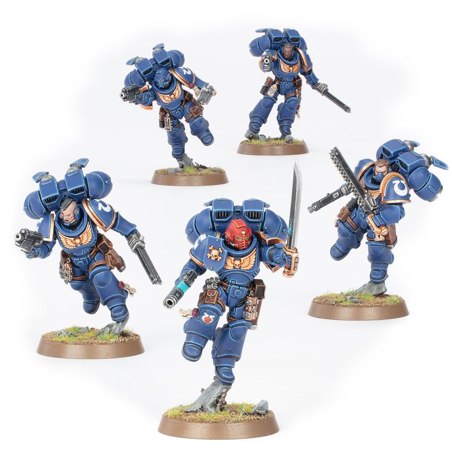 Warhammer SPACE MARINES: Assault Intercessors with Jump Packs ****