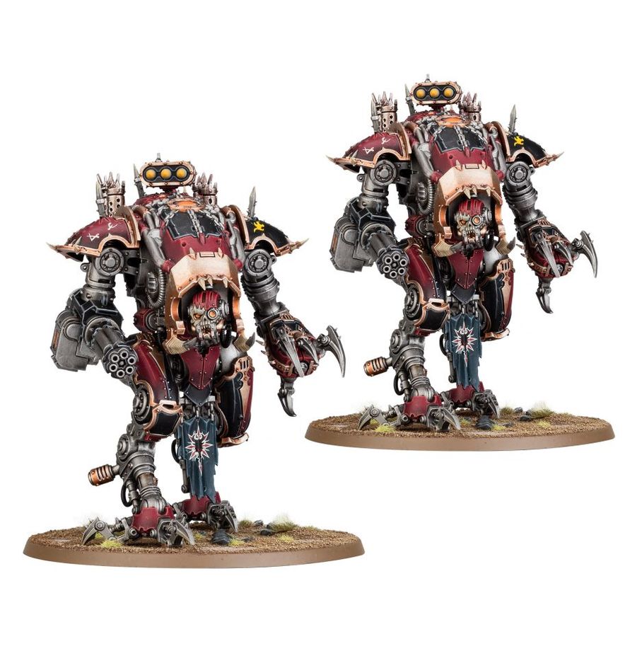Chaos Knights: War Dog Stalkers, Brigands, or Karnivores