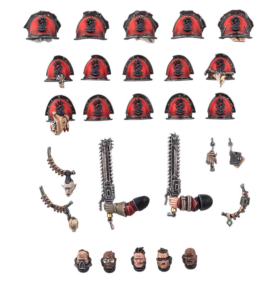 Chaos Space Marines: Red Corsairs Upgrades and Transfers ****