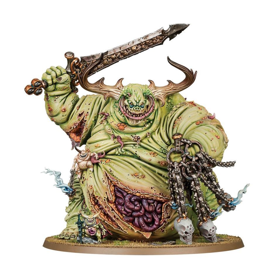 MAGGOTKIN OF NURGLE: GREAT UNCLEAN ONE (Warhammer Age of Sigmar) ****