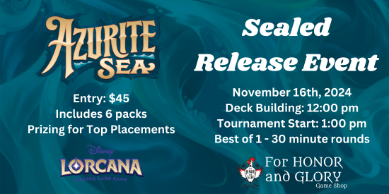 Lorcana Azurite Sea Release Event