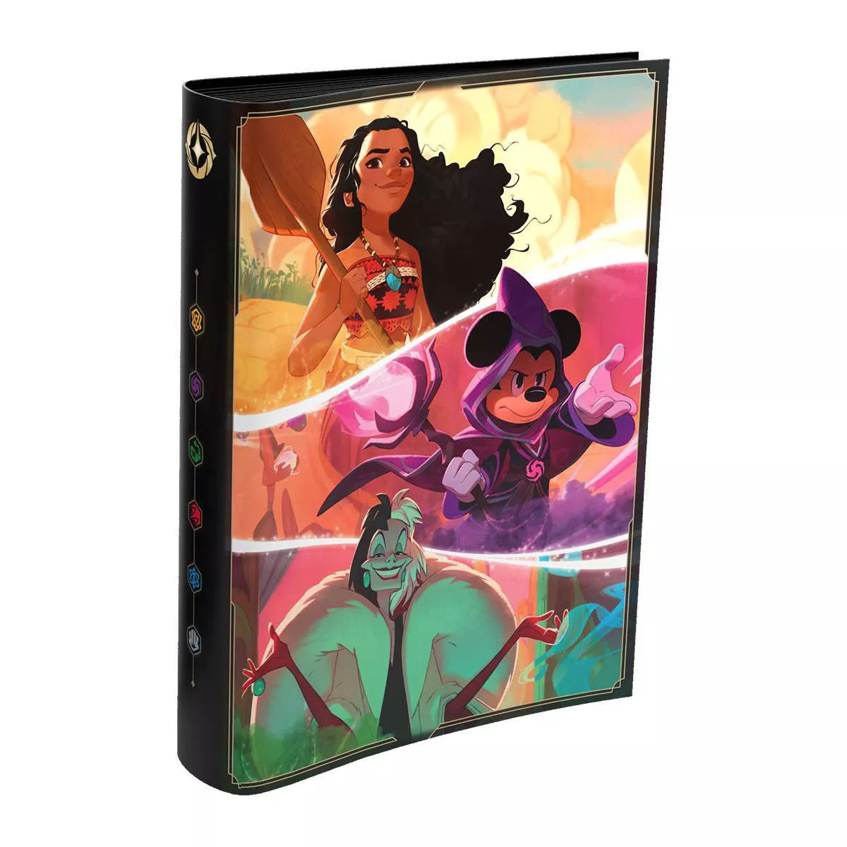 Disney Lorcana TCG: Shimmering Skies - Portfolio (Aladdin, Malificent, Simba, Moana, Mickey, Cruella de Vil)