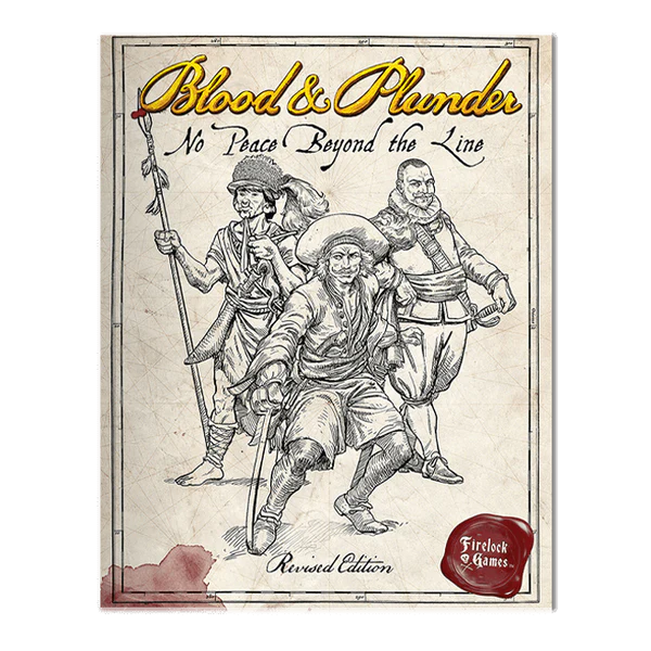 No Peace Beyond the Line Expansion Rulebook - Softcover Revised Edition Blood & Plunder