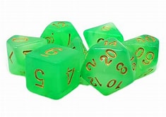 Old School Dice: Odyssey -Lightning Green ****