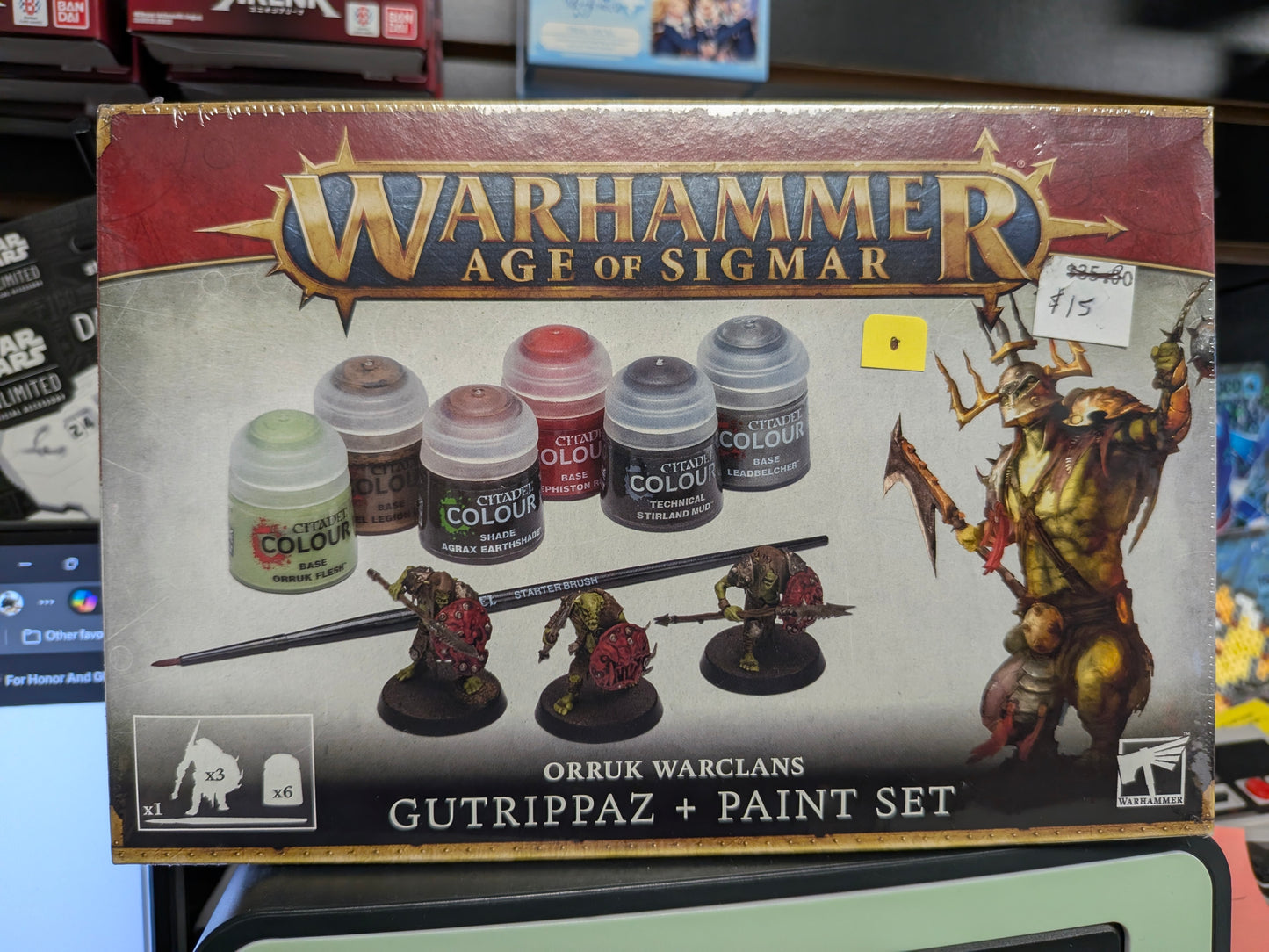 WARHAMMER AGE OF SIGMAR PAINTS + TOOLS SET ****