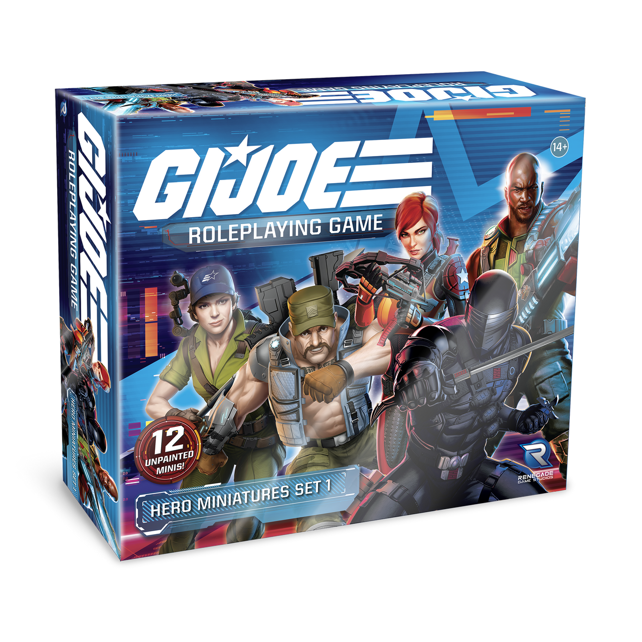 G.I. JOE Roleplaying Game Hero Miniatures Set 1 *