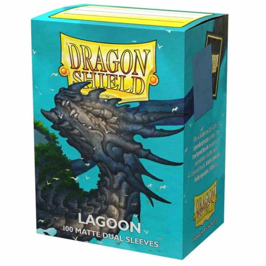 DRAGON SHIELD DUAL SLEEVES: MATTE LAGOON (BOX OF 100)
