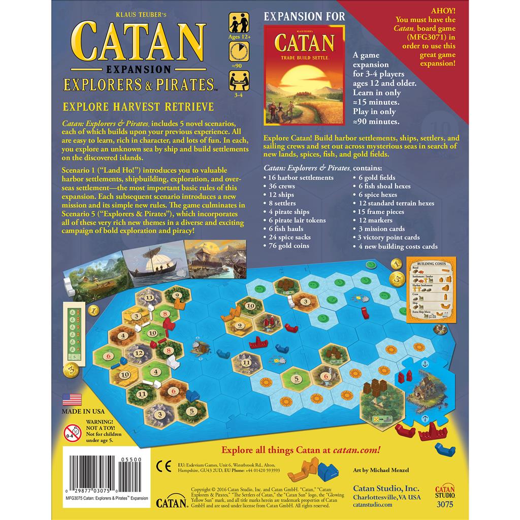 CATAN - Explorers and Pirates Expansion *