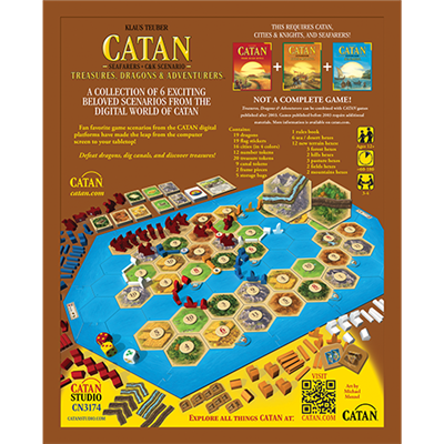 CATAN - Treasures, Dragons, & Adventurers