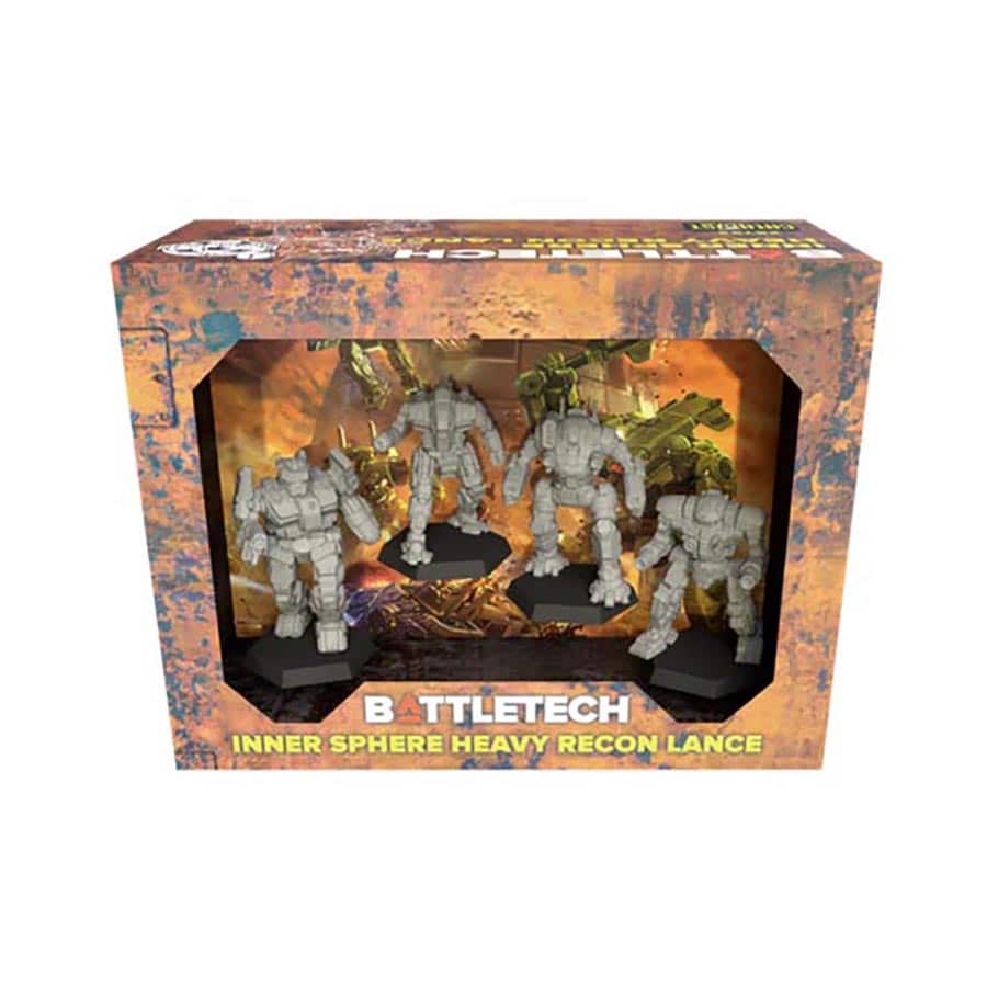 thumbnail image 2 of BattleTech: Mercenaries ForcePack - Inner Sphere Heavy Recon Lance (CAT 35758) 2 of 6