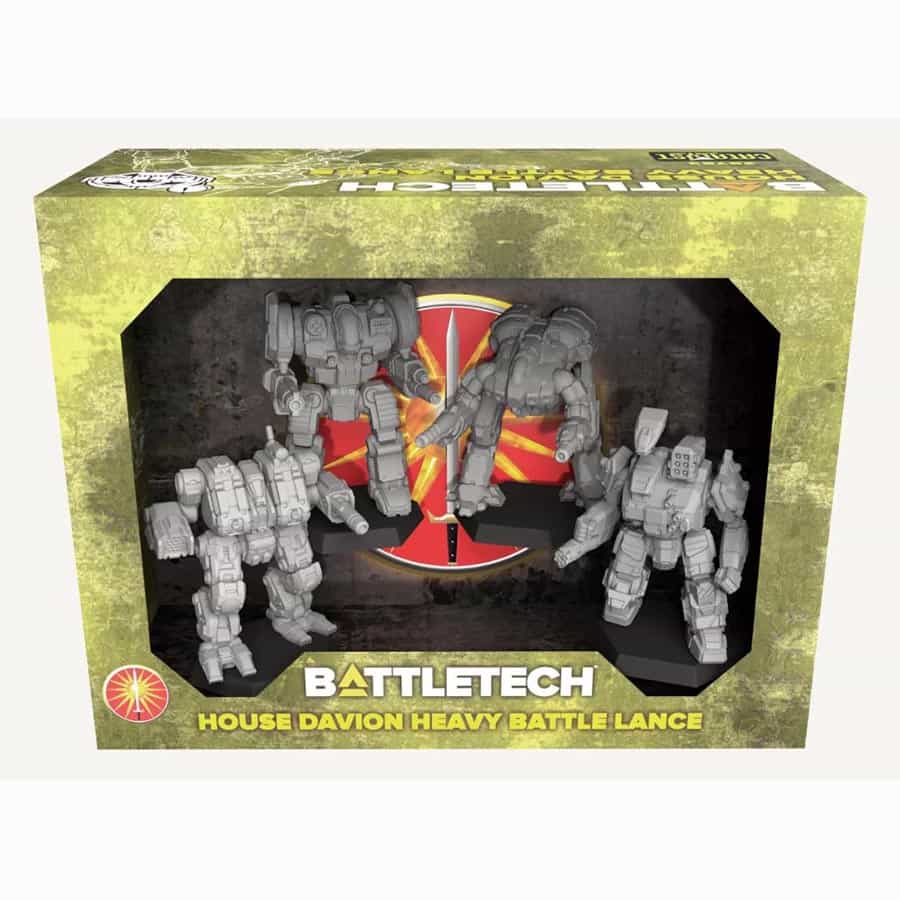 BATTLETECH: HOUSE DAVION HEAVY BATTLE LANCE FORCEPACK