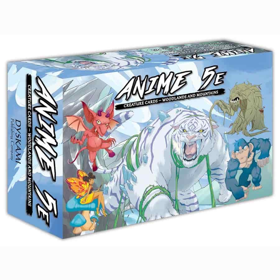 ANIME 5E CREATURE CARDS VOLUME 1: WOODLANDS AND MOUNTAINS