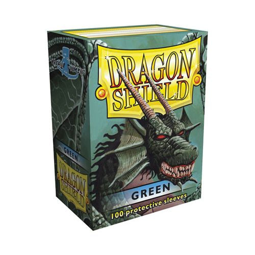 DRAGON SHIELD SLEEVES: CLASSIC GREEN (BOX OF 100)
