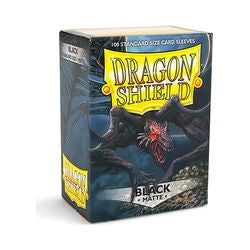 DRAGON SHIELD SLEEVES: MATTE BLACK (BOX OF 100) ****