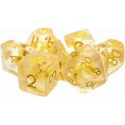 Old School Dice: Infused - Yellow Flower ****