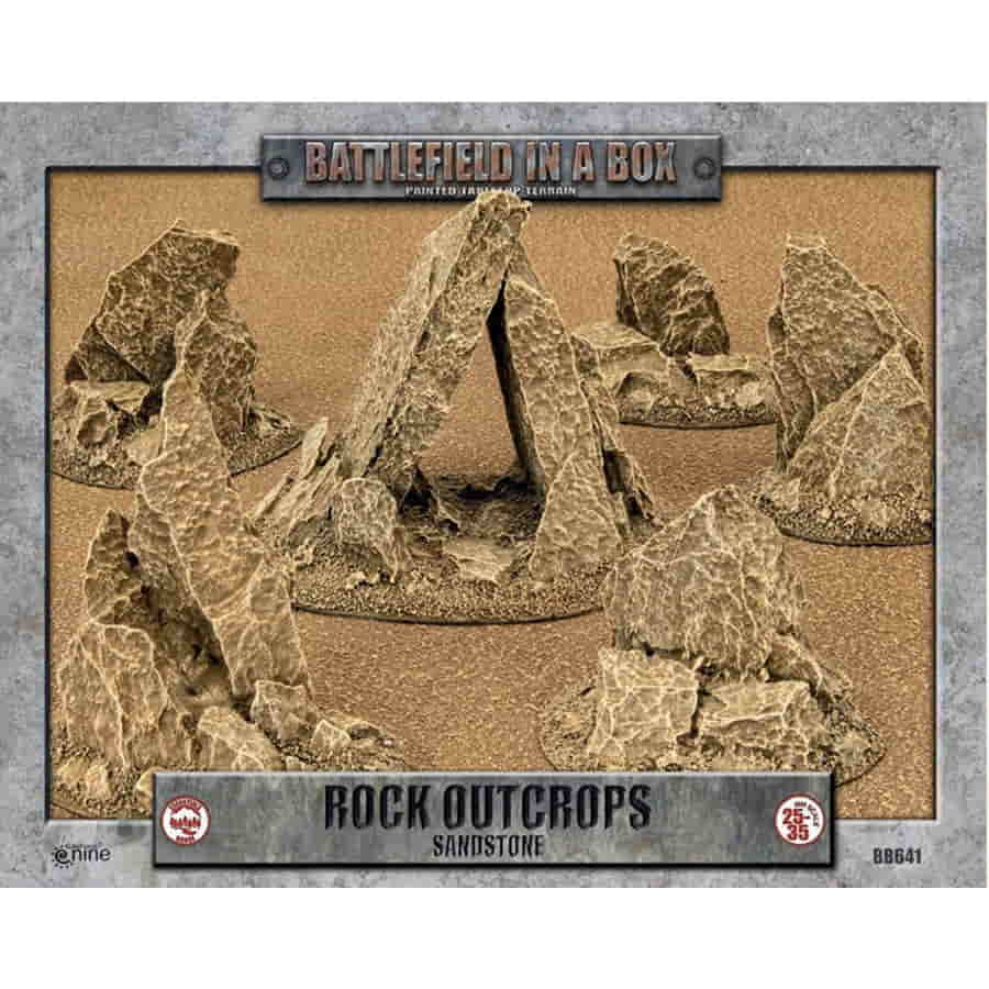 BATTLEFIELD IN A BOX: ESSENTIALS: SANDSTONE ROCK OUTCROPS