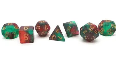 Old School Dice: Galaxy - Holly Berry! ****