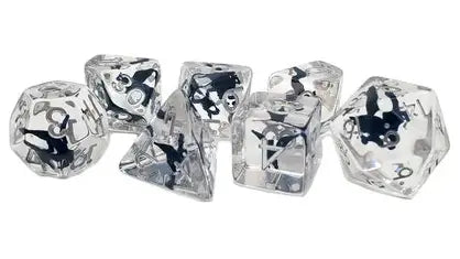 Old School Dice: Infused - Blue Pegasus ****