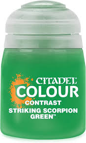 CONTRAST: STRIKING SCORPION GREEN **
