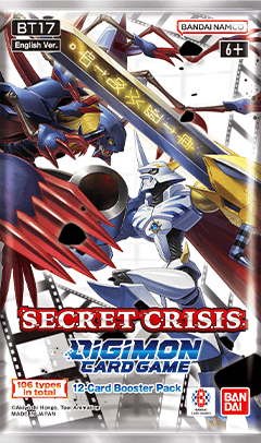 DIGIMON CARD GAME: Secret Crisis Booster Pack - Secret Crisis (BT17)