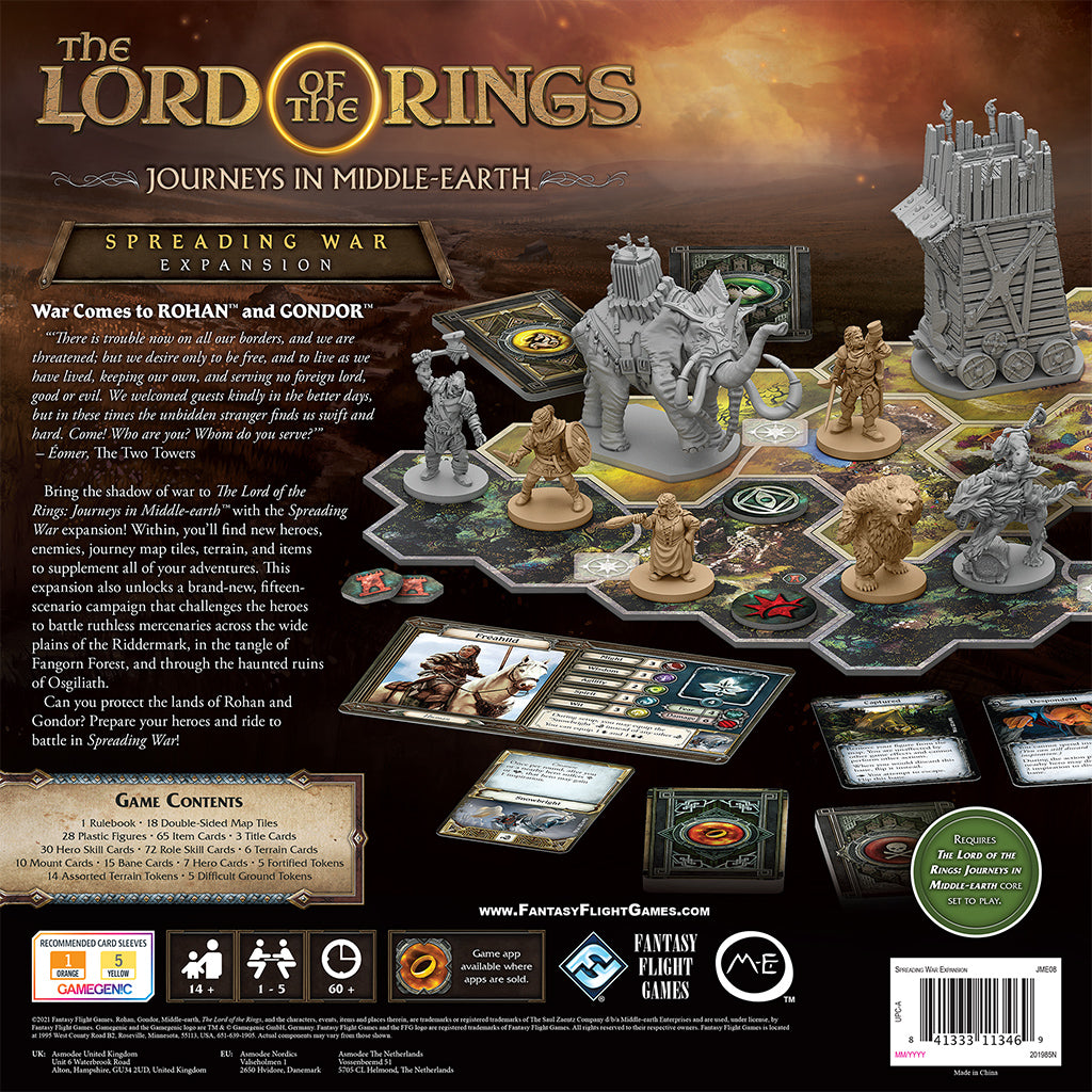 LORD OF THE RINGS JOURNEYS IN MIDDLE-EARTH: SPREADING WAR