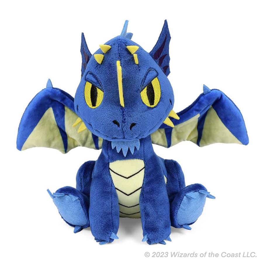 DUNGEONS AND DRAGONS: PHUNNY PLUSH: BLUE DRAGON