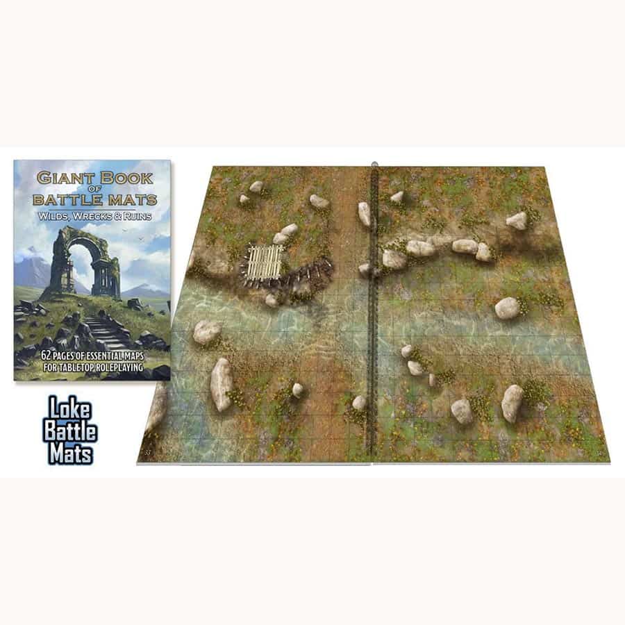 BIG BOOK OF BATTLE MATS: WILDS WRECKS AND RUINS