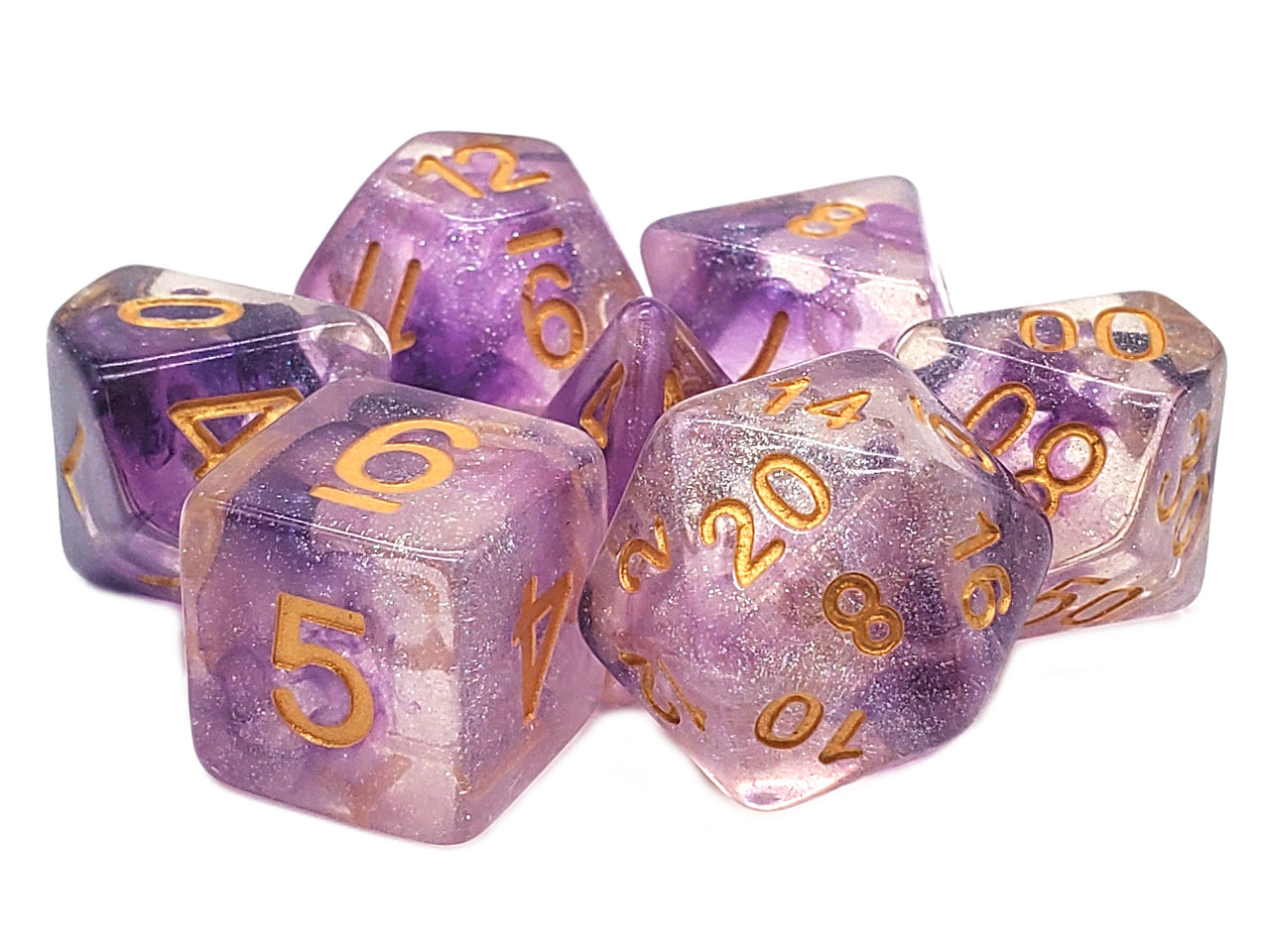 Old School Dice: Luminous - Radiant Iris ****