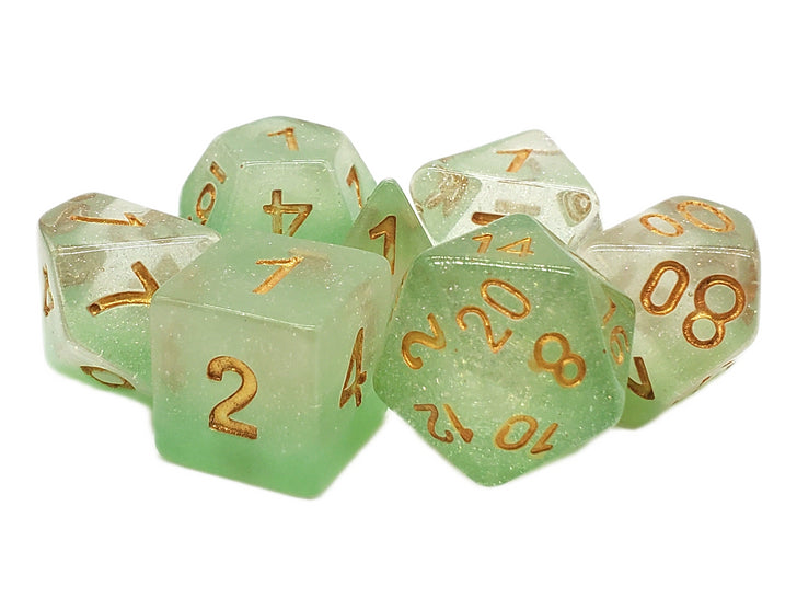 Old School Dice: Luminous - Morning Mist ****