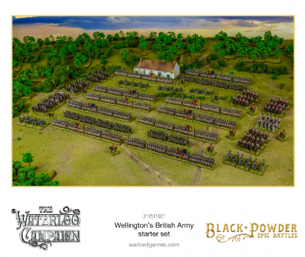 Black Powder: Epic Battles - Waterloo British Starter Set