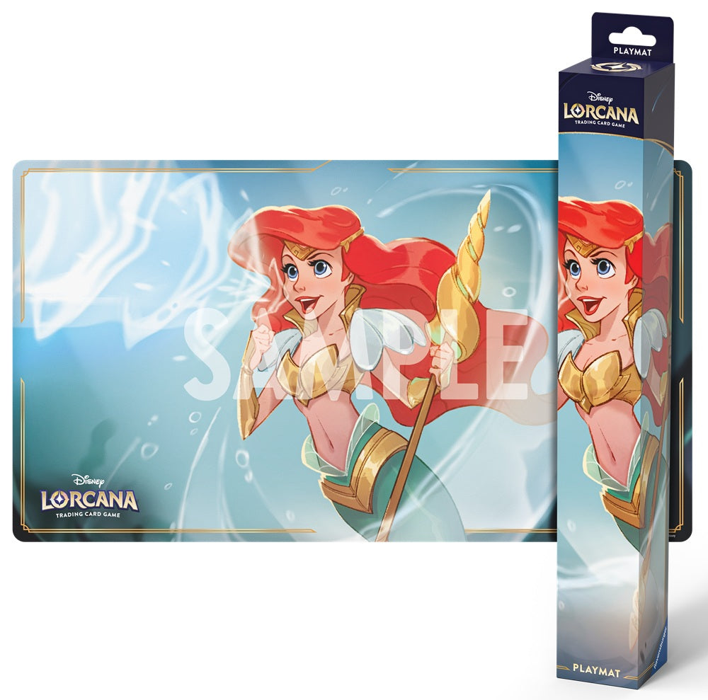 DISNEY LORCANA TCG: WINTERSPELL - PLAYMAT, ARIEL SONIC WARRIOR