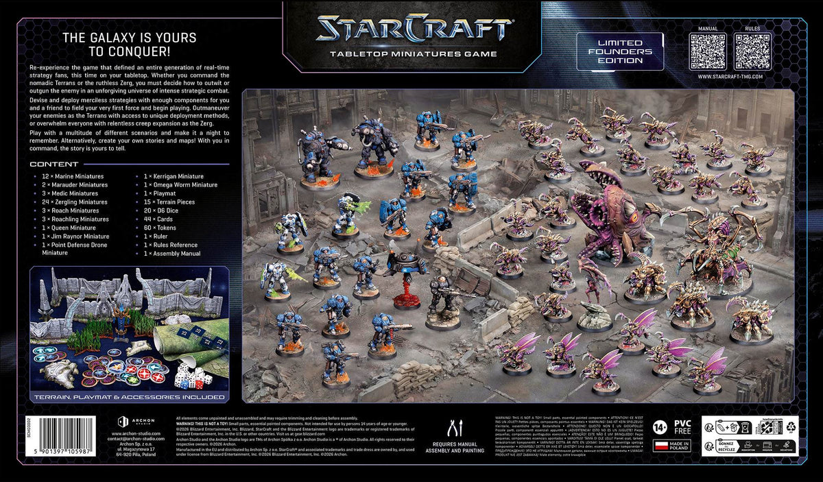 STARCRAFT: TWO PLAYER STARTER SET - FOUNDERS EDITON