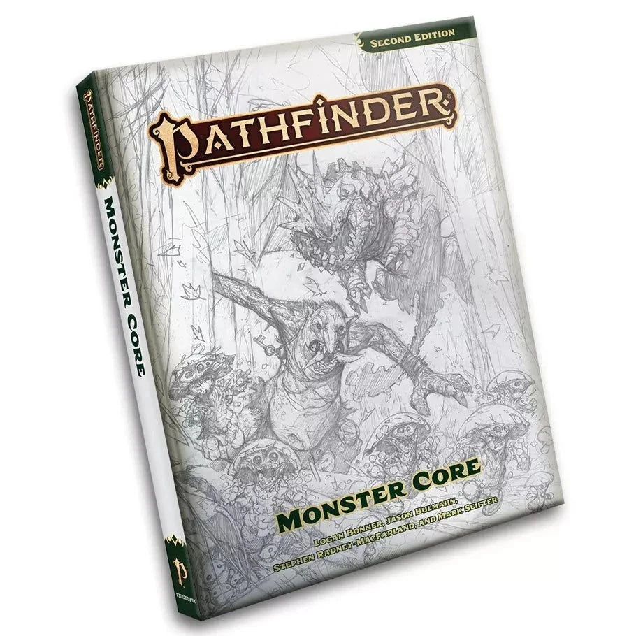 PATHFINDER RPG (2E): PATHFINDER MONSTER CORE SKETCH COVER *