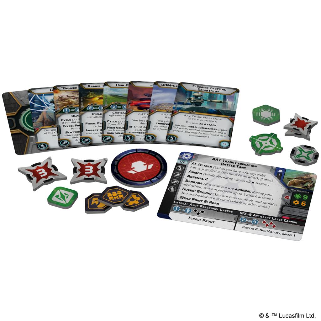 STAR WARS: LEGION - AAT TRADE FEDERATION BATTLE TANK UNIT EXPANSION