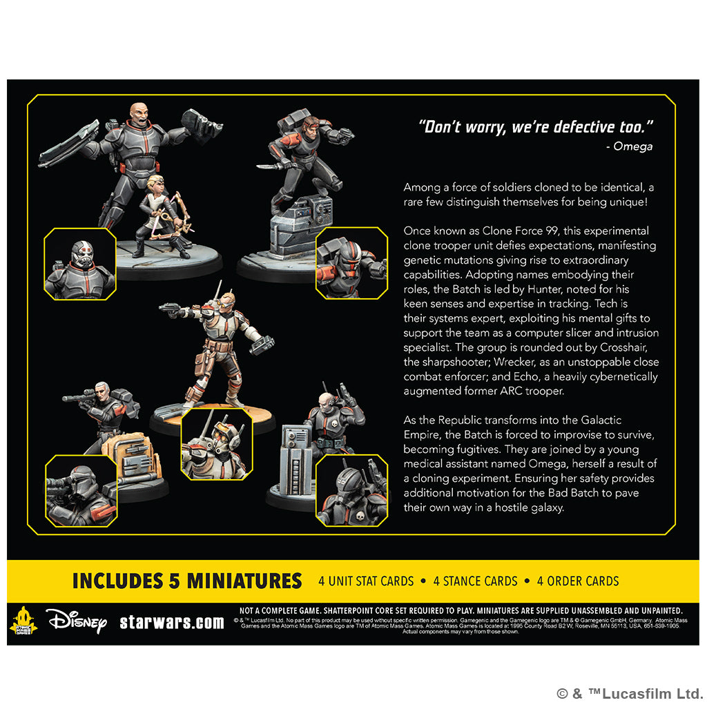 STAR WARS: SHATTERPOINT – CLONE FORCE 99 SQUAD PACK