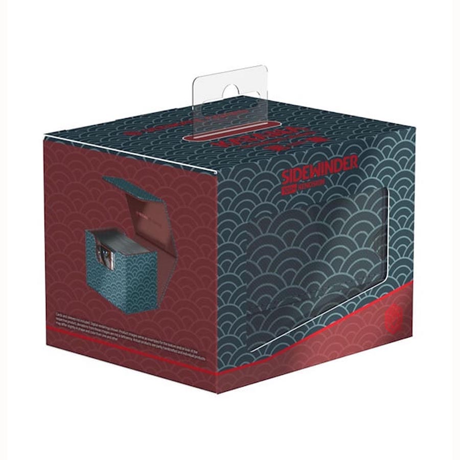 THE SHOGUN'S JOURNEY: PART 2: SIDEWINDER 100+: SEIGAIHA (DARK BLUE AND DARK RED)