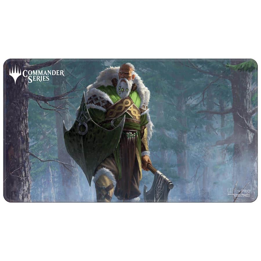 ULTRA PRO: MAGIC THE GATHERING: COMMANDER SERIES (Q1 2024 MONO COLOR): STITCHED EDGE PLAYMAT: FYNN THE FANGBEARER