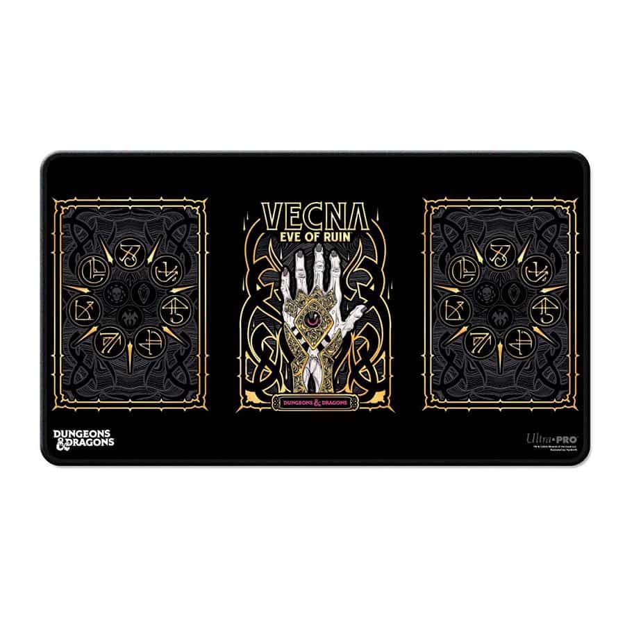 DUNGEONS AND DRAGONS PLAYMATS: BOOK COVER SERIES: BLACK-STITCHED ALTERNATE COVER: VECNA: EVE OF RUIN