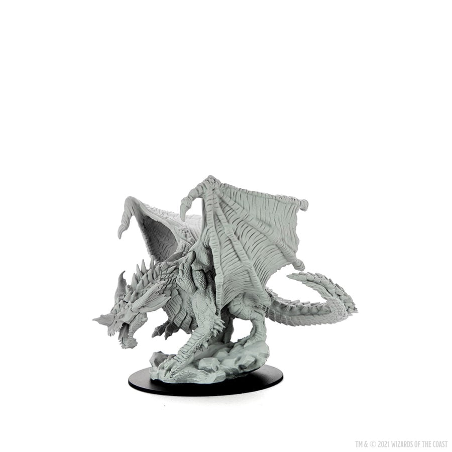DUNGEONS AND DRAGONS NOLZUR'S MARVELOUS MINIATURES: W15 YOUNG BLUE DRAGON