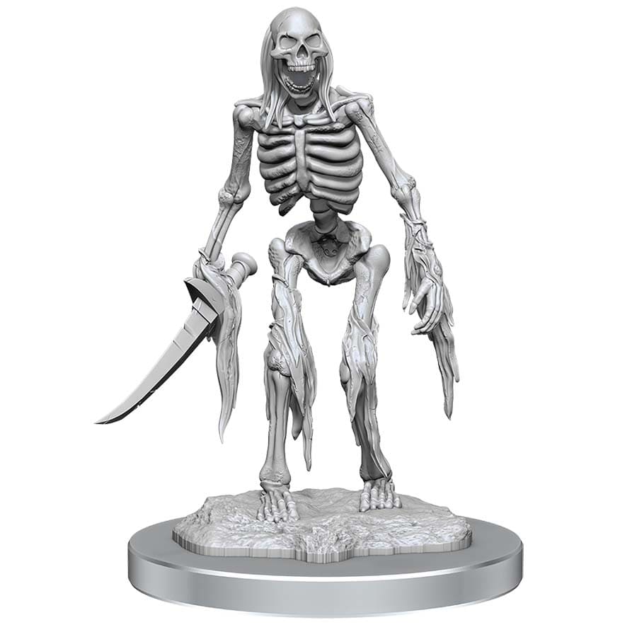 WIZKIDS DEEP CUTS UNPAINTED MINIATURES: W18 SKELETONS ****
