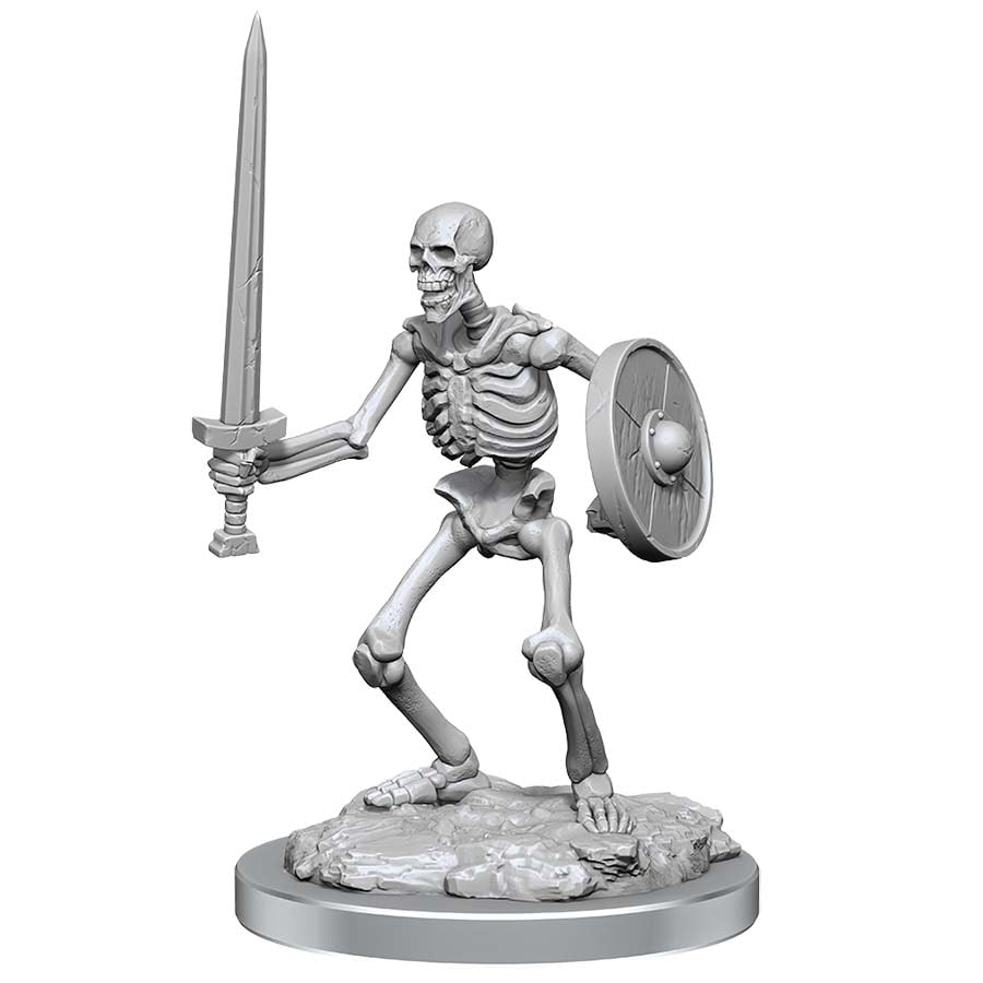 WIZKIDS DEEP CUTS UNPAINTED MINIATURES: W18 SKELETONS