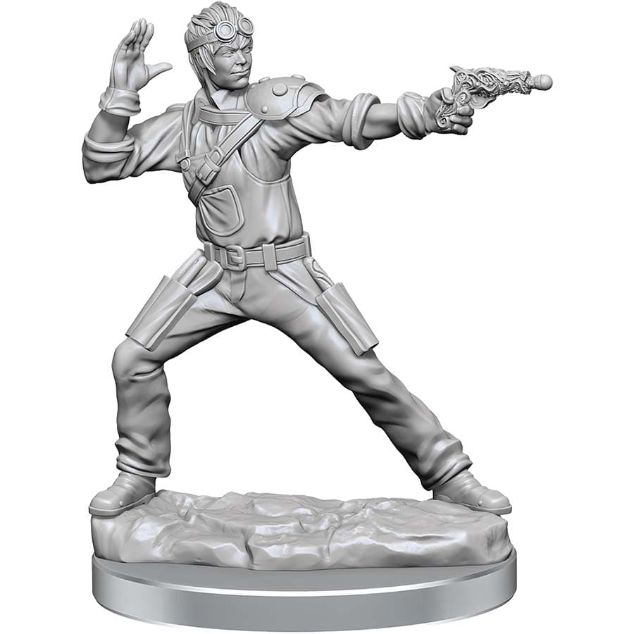 DUNGEONS AND DRAGONS NOLZUR'S MARVELOUS MINIATURES: W19 HUMAN ARTIFICER & HUMAN APPRENTICE