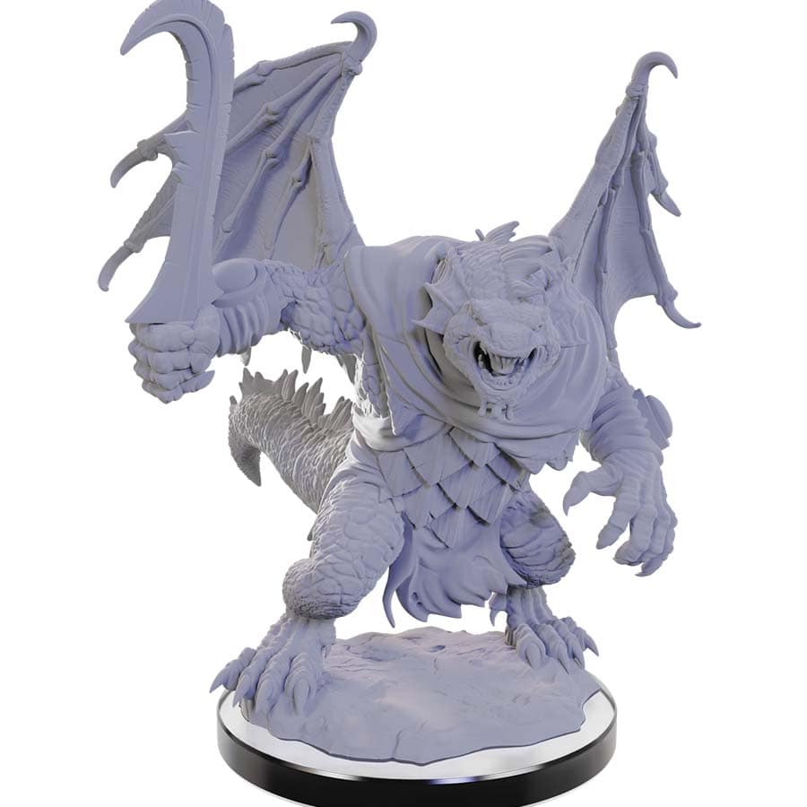 DUNGEONS AND DRAGONS NOLZUR'S MARVELOUS MINIATURES: W22 DRACONIAN MAGE & FOOT SOLDIER