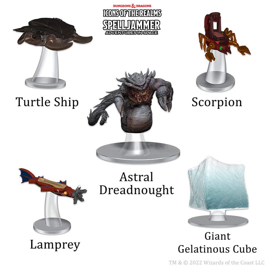 DUNGEONS AND DRAGONS: ICONS OF THE REALMS: SPELLJAMMER ADVENTURES IN SPACE: SHIP SCALE: ATTACKS FROM DEEP SPACE
